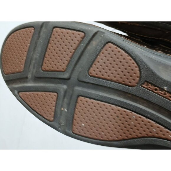 Rockport Men's Boat Deck Shoes Brown Leather Upper Rubber Soles Size 13 - Picture 8 of 16